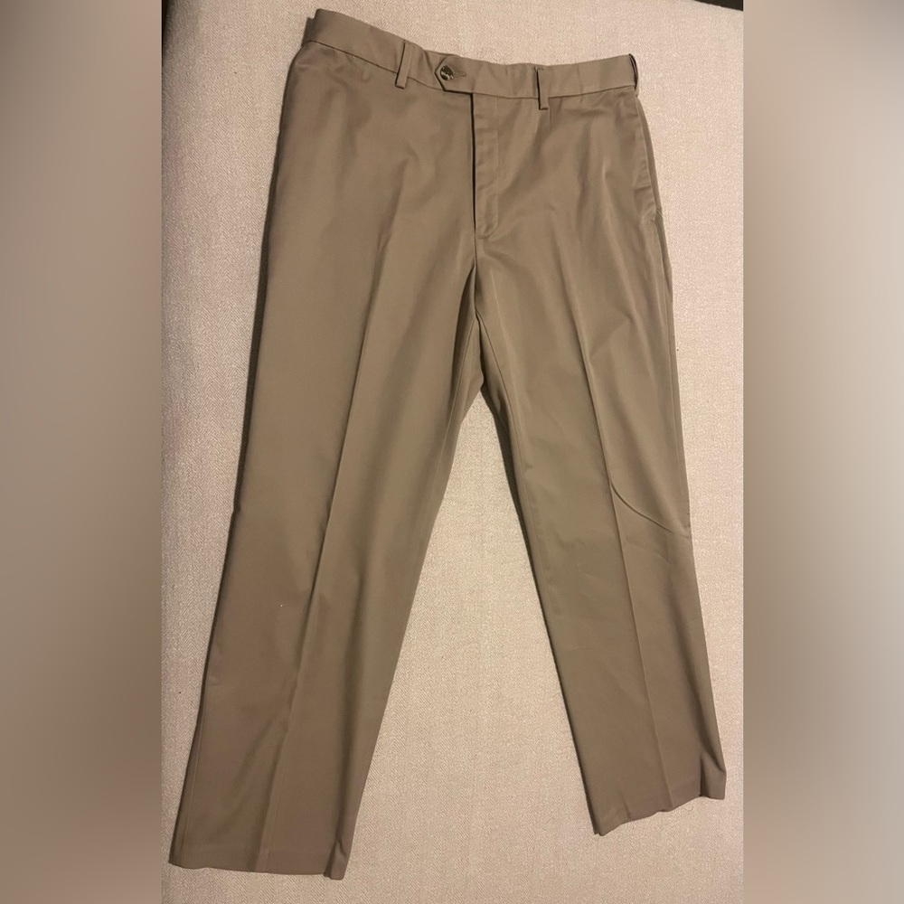 Perry Ellis Portfolio Pants Men's 34x32 Dress Khaki Straight Leg